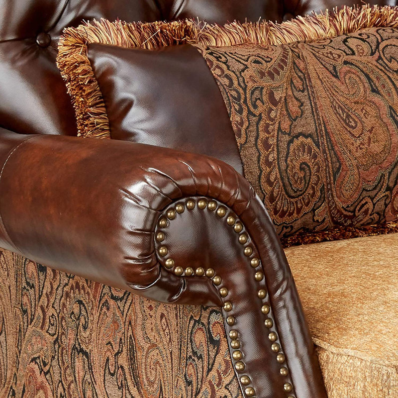 Annalina Faux Leather Armchair