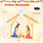  Crèche de Noël 4 pi avec 272 lumières DEL blanc chaud et froid