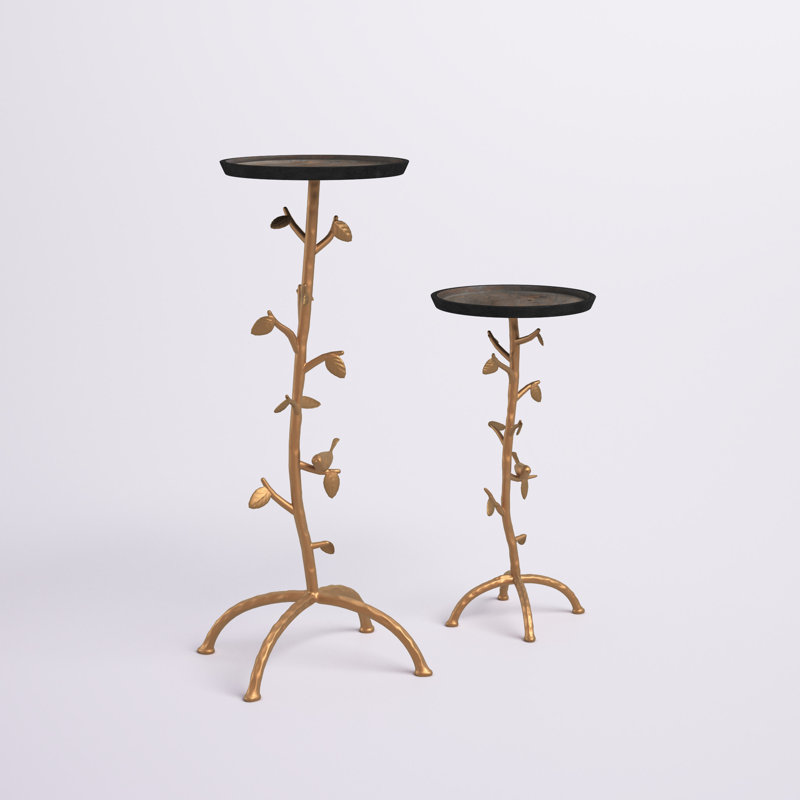 Houston Solid Wood Tray Top Nesting Tables