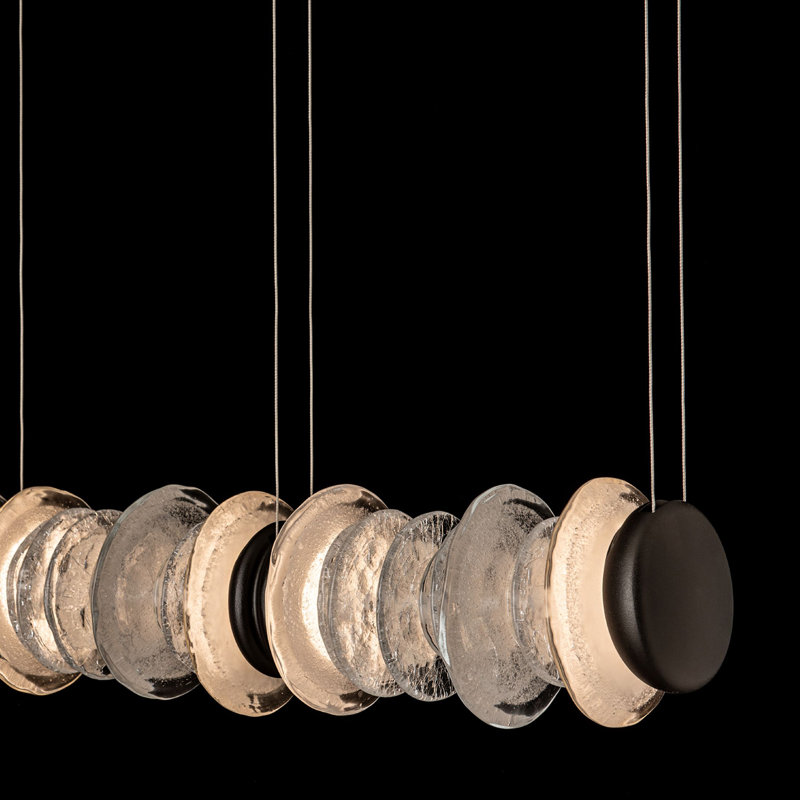 Cairn Linear LED Pendant - White, Oil Rubbed Bronze