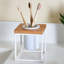 Petit porte-votive cube en verre-238828197