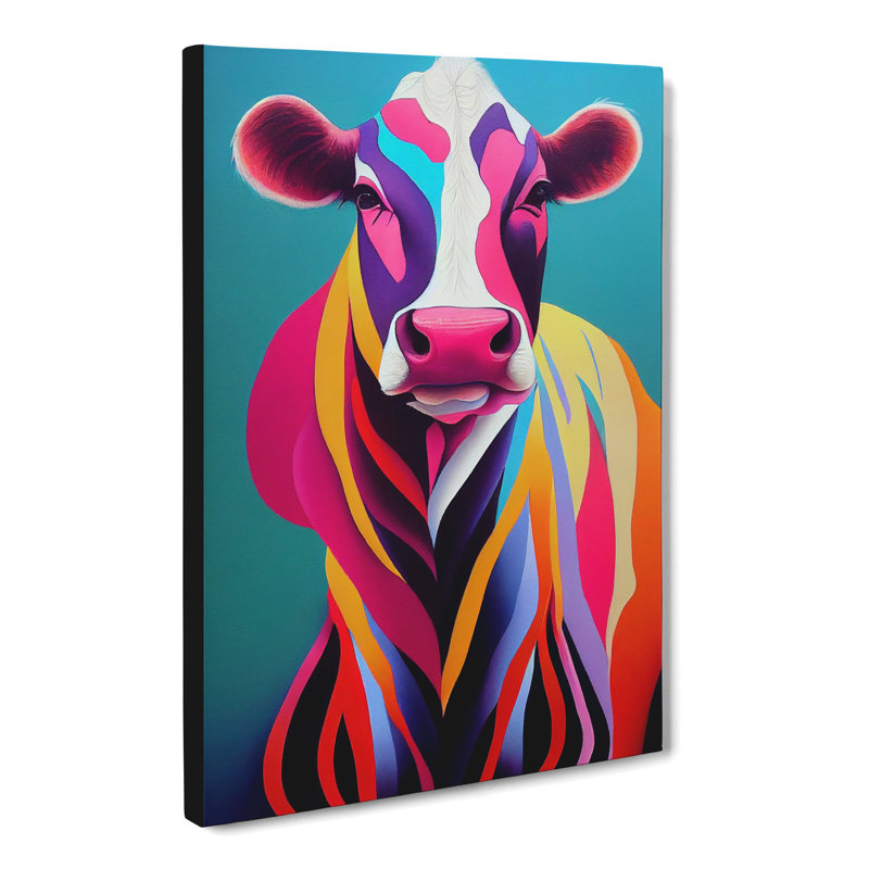 Cow Vol.2 - Wrapped Canvas Print, 50cm H x 35cm W x 3cm D