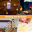 100 Pack LED Tea Lights, Warm Yellow Light, for Decoration