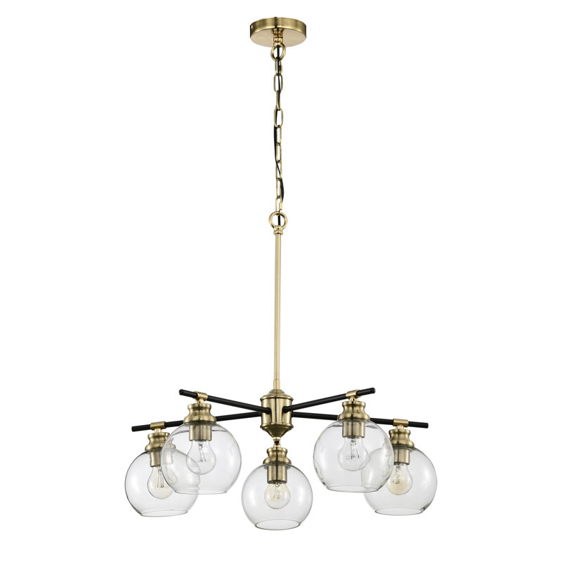 5 - Light Dimmable Modern Linear Chandelier