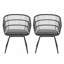 Fauteuil éponge, 2 pièces avec 2 coussins, gris