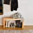 Bamboo Dining Bench, 35 Inch Farmhouse Decor Indoor Kitchen Table Bench, Entryway Shoe Rack Bench, Outdoor Bench, Solid Bamboo Benches For Living Room, Hallway, Bedroom, Bathroom-503633108