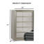 Meuble de chambre de style glam 1pc-203509704