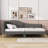 Ceryis Linen Upholstered Daybed with Armrest-1005253803-1005253813