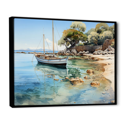 Dominicain Tranquil Bay II, reproduction d'art sur toile