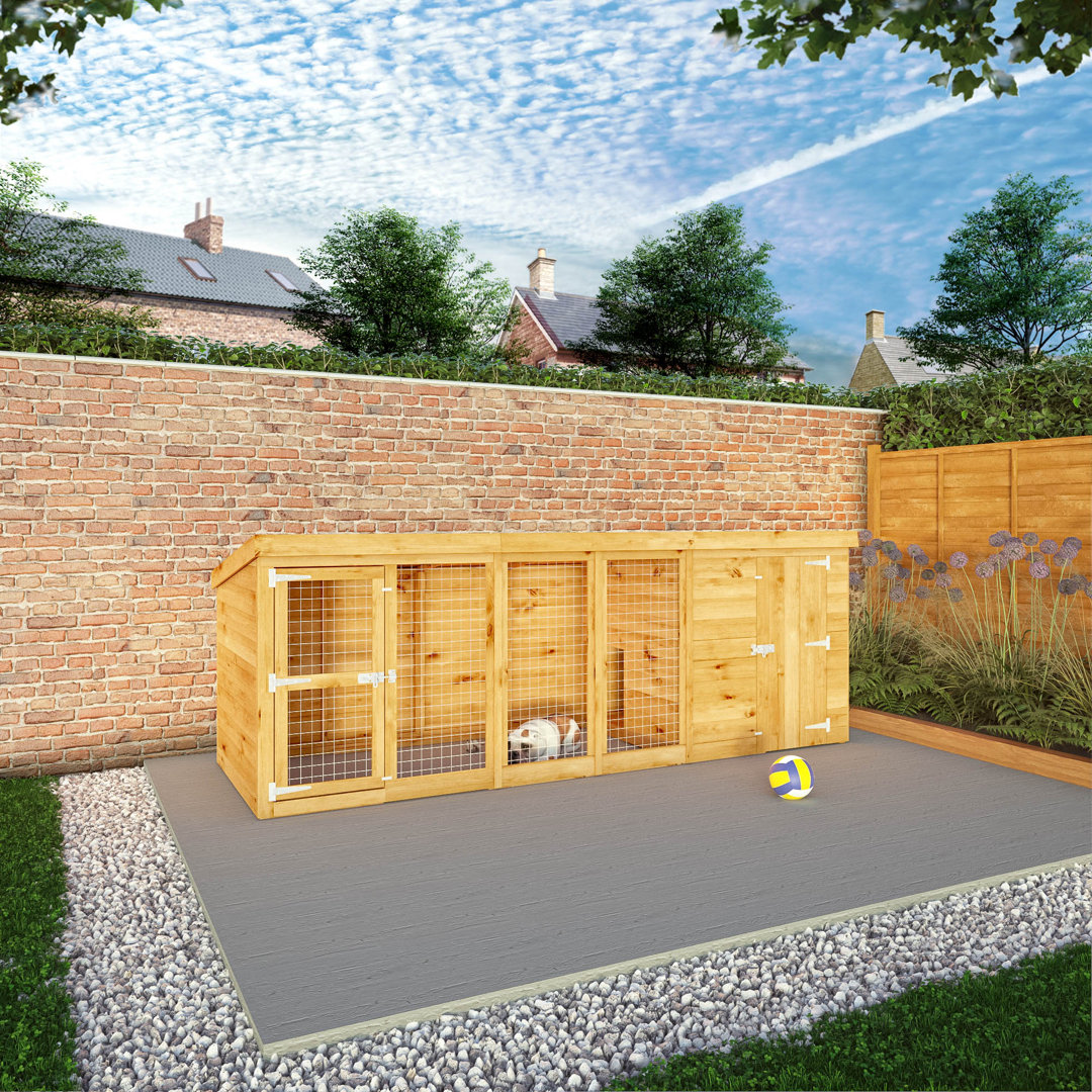 Mercia 12 x 4ft Berkshire Dog Kennel & Run
