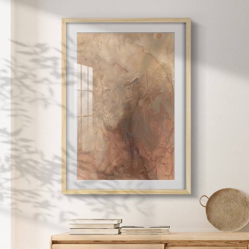 Marble Ground I - Impression encadrée, Naturel, H 28,5 po x l 20,5 po