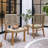 Sunseri 4 - Person Teak Rectangular Outdoor Dining Set