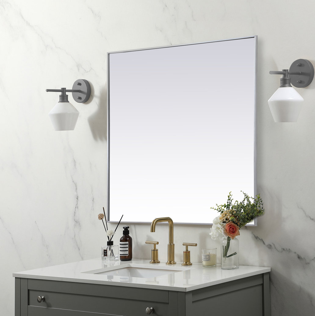 Valparaiso Accent Mirror, 48"  x 48" , Silver