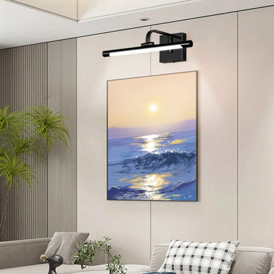 1-Light Dimmable LED Picture Light 3000K/4000K/5000K Adjustable
