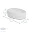 Harbour Housewares - Ceramic Soap Dish-2063737818