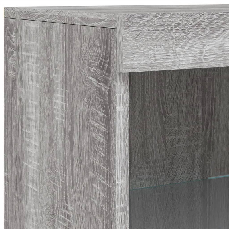 Bashirah 41cm Sideboard, Grey Sonoma
