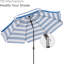 Oakley 180cm Beach Parasol