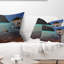 Coussin décoratif «Bright Lake Waters of Mountain Lake»