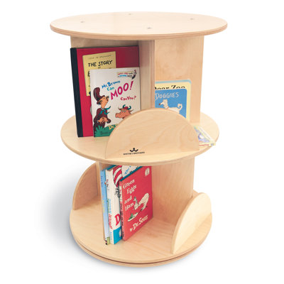 8 Compartment Manufactured Wood Book Display
