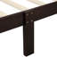 Structure de lit plateforme simple: bois massif avec tête de lit et pour une chambre à coucher élégante qui s'agence parfaitement au matelas