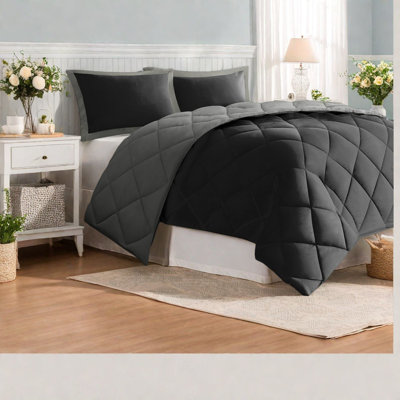 Ensemble de literie pour très grand lit hypoallergénique, réversible en polyester, maison moderne