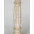 15'' H Wood Tabletop Pillar