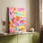 Manic Botanical II -Custom Wrapped Gallery Cavas