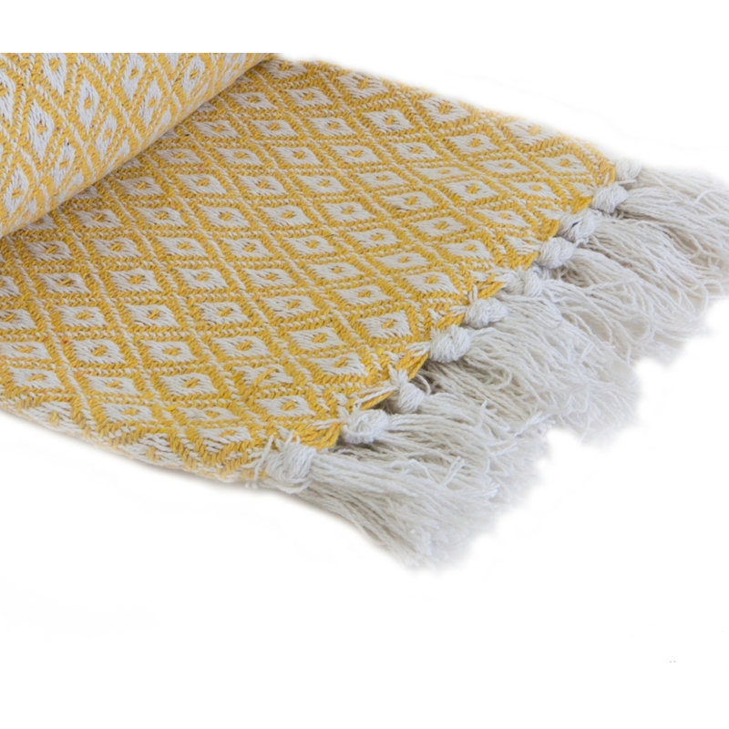 Mettler Throw Blanket, W228 x L254cm, Ochre