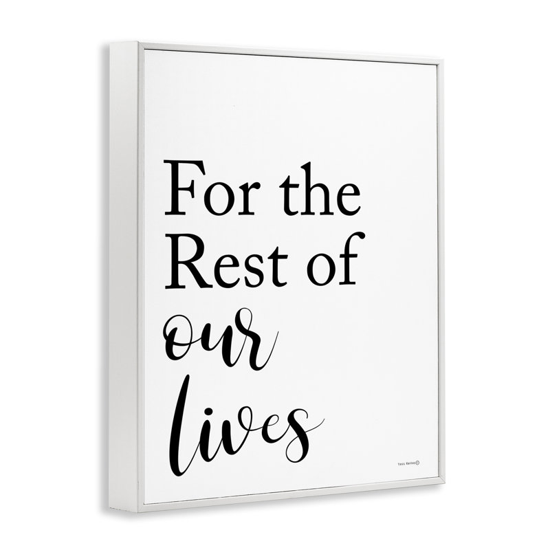 «Rest Of Our Lives», estampe numérique par Tammy Apple, Estampe numérique encadrée blanc bord de mer, H 30 po x l 24 po