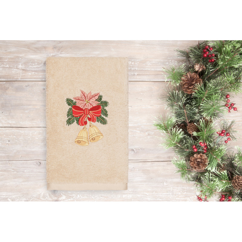 Christmas Midweight Hand Towel, Sand