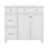 36" Bathroom Vanity With Ceramic Sink, Standard And Double-Layer Drawers, Soft Close Doors, Adjustable Shelves-1671428161
