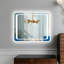 Miroir de salle de bain/coiffeuse illuminée Elvan