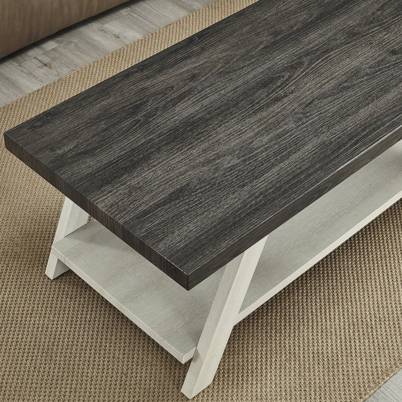Table basse Athens , Gris foncé, Gris clair