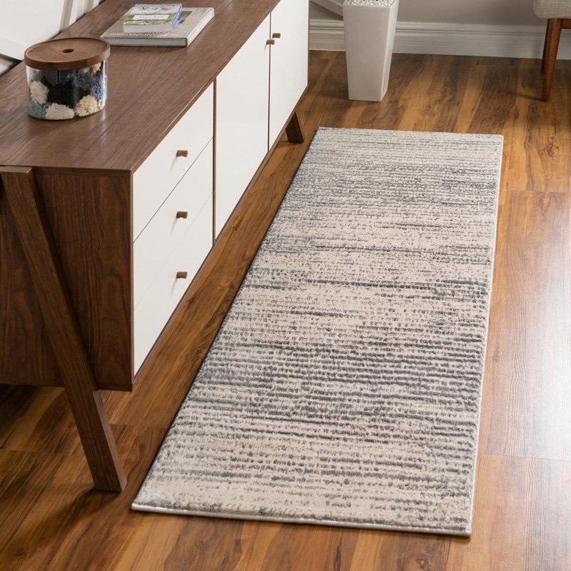 Tapis crème, Tapis de couloir 2 pi x 8 pi