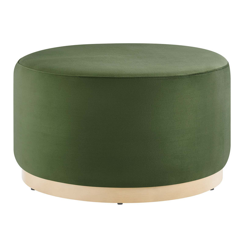 Modway Tilden Upholstered Ottoman, Moss Green Velvet