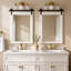 Miroir décoratif de salle de bain en bois massif Rustic Farmhouse-471720929-471721104