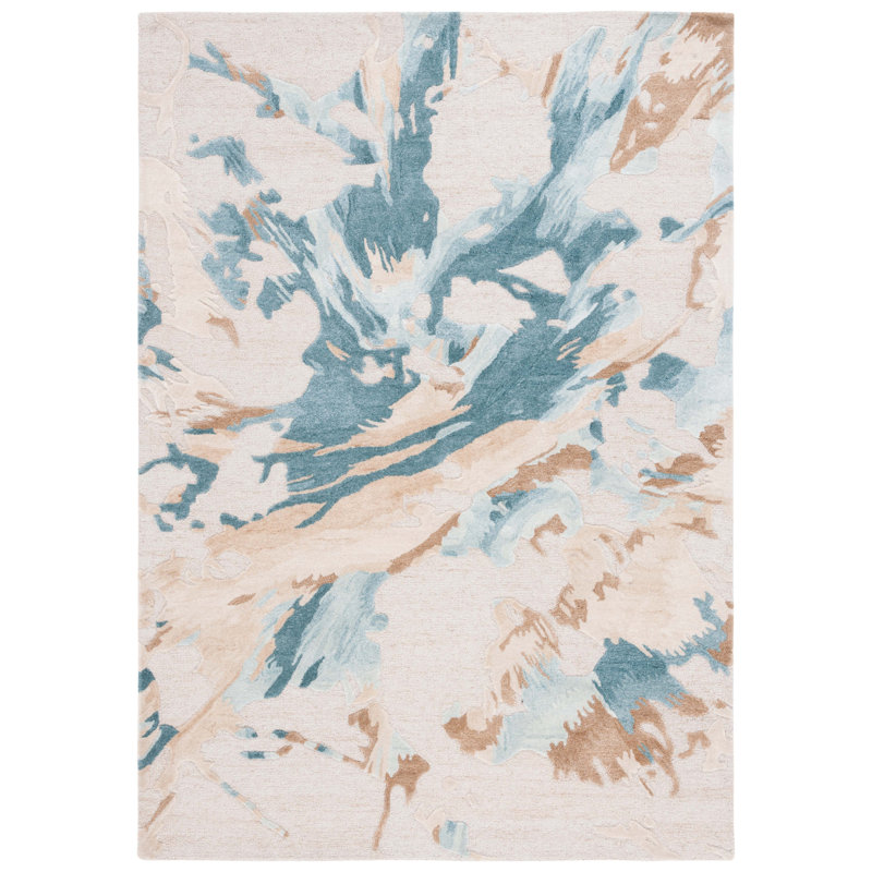 Fifth Avenue 501 Hand Tufted Performance Abstract Rug, Rectangle 5' x 8'