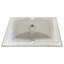 Plateau de meuble-lavabo simple blanc 32 po x 20 po (lavabo seulement)