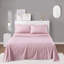 Ensemble de 4 draps pour grand lit - Doux et doux 100% microfibre, de jolies feuilles imprimées et gaies 30 po l