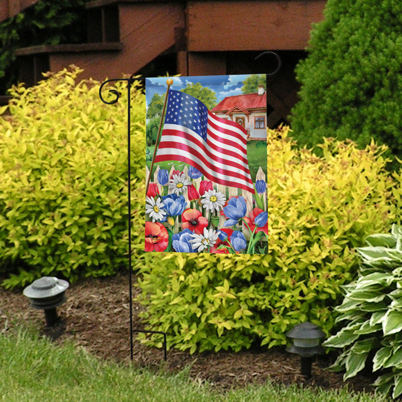 Drapeau de jardin d'été Americana Garden