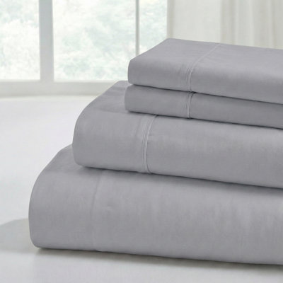 Modern Threads 4-Piece Ultra Soft Microfiber Sheet Set with Deep Pockets in Solids & Prints