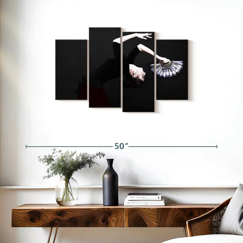 Enn Spanish Flamenco Dancer, 22" H x 36" W
