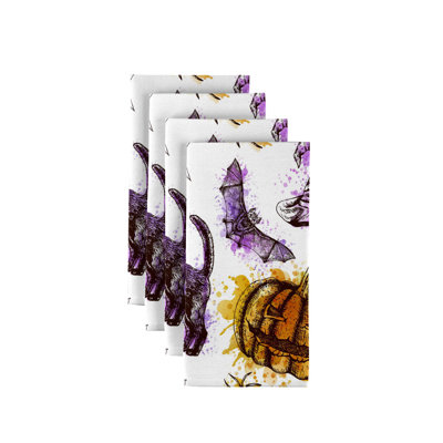 Hutchison Polyester No Pattern Square Napkin