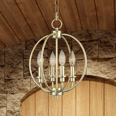 Remer 4 - Light Dimmable Globe Chandelier