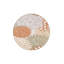 Tapis décoratif floral orange-1151314058