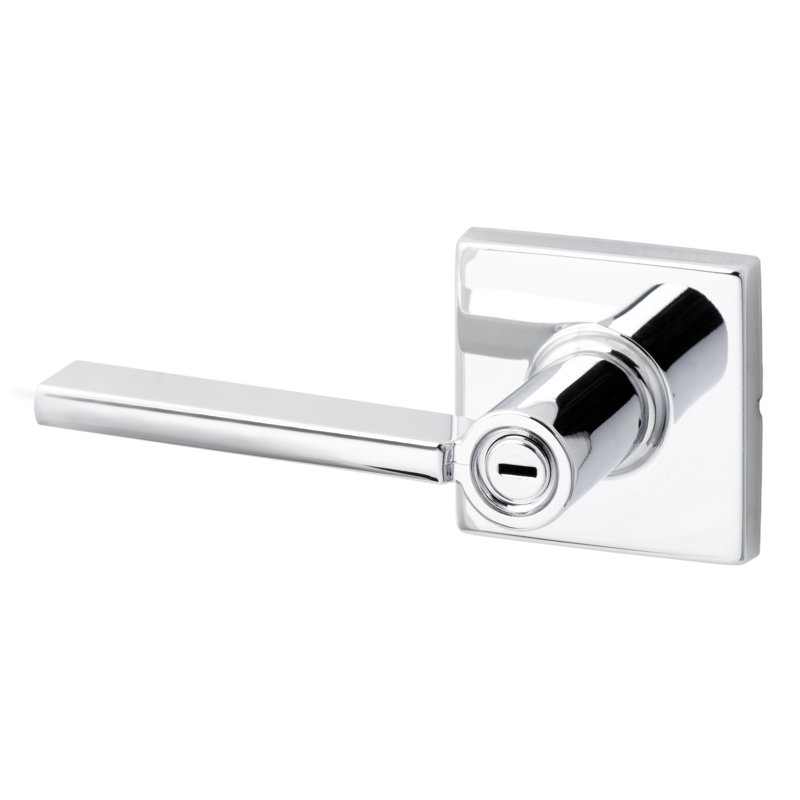 Levier d'intimité carré Mesa, plat , Chrome poli