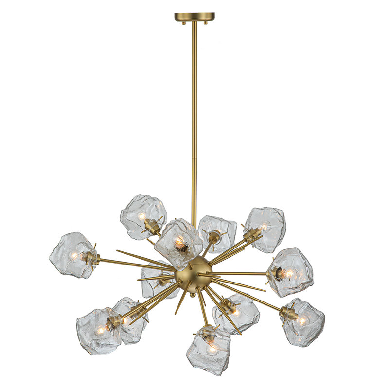 Lustre à intensité variable 12 lumières Simmeon