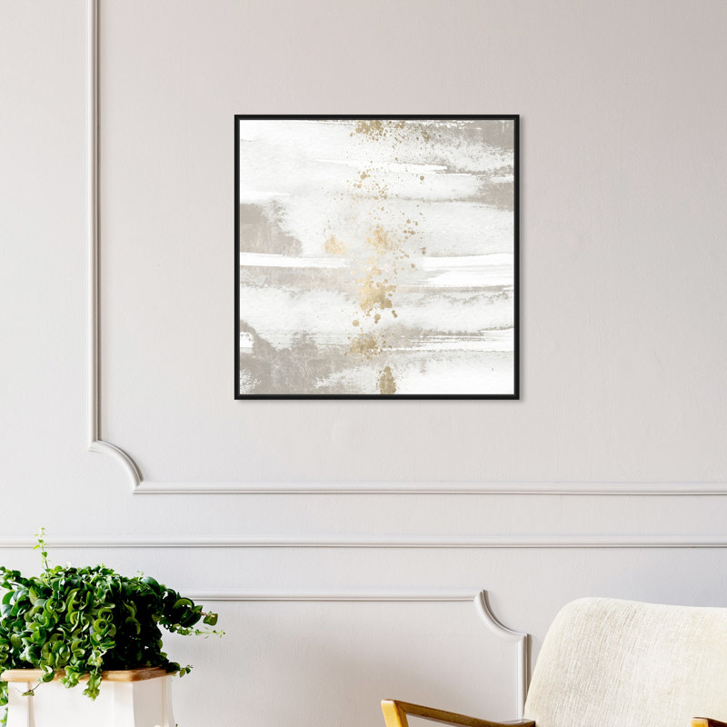 Peinture « Past Autumn » de Bart Robarts, Cadre noir, H 24 po x l 24 po x 1,5 po