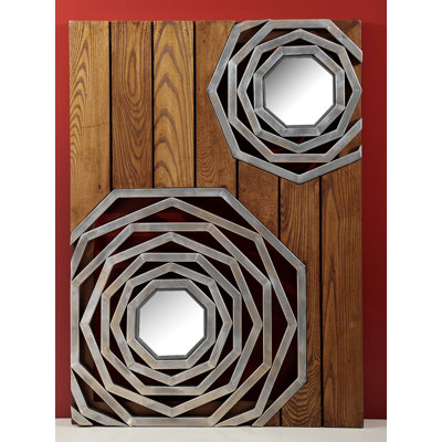 Handmade Modern Abstract Wall Decor on Solid Wood