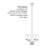 Gibsonton 4 - Light Dimmable Geometric Chandelier